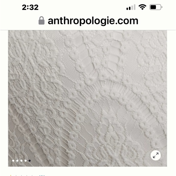 Anthropologie Rish  Flora Wedding Gown- NWT size 4- never worn tried on once - Picture 6 of 10